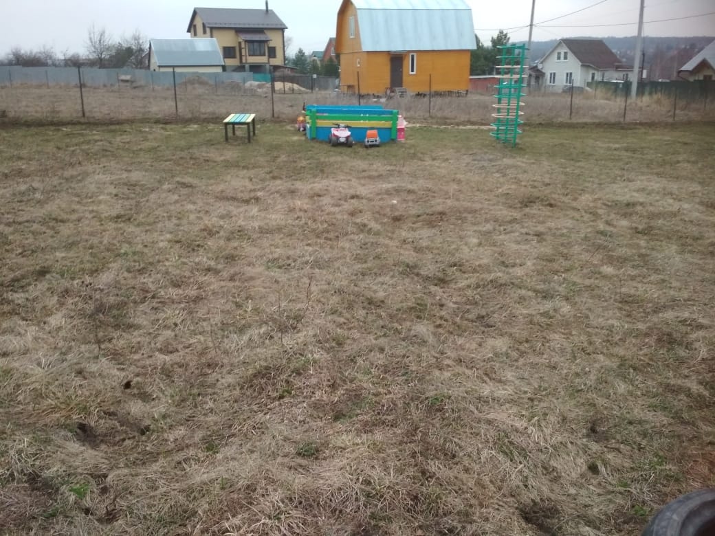 Обустройство детской игровой площадки в д.Качалово Ясногорского района