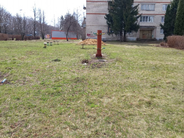 Обустройство детской игровой площадки в г. Ефремов, микрорайон Южный, ул Молодежная д. №2, №3