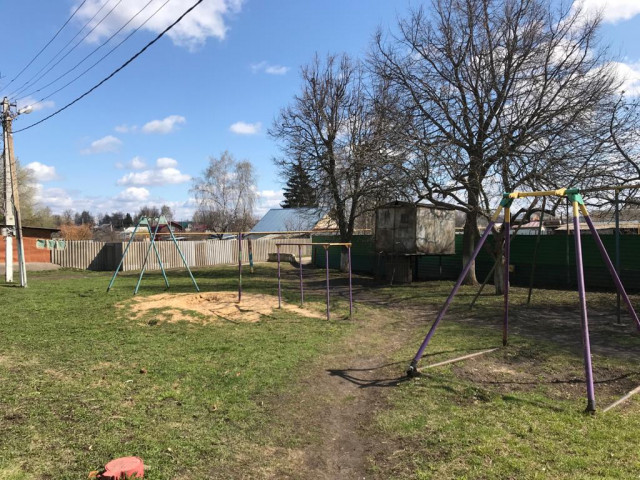 Обустройство спортивной площадки в пос. Волово, улица Ленина, Воловского района