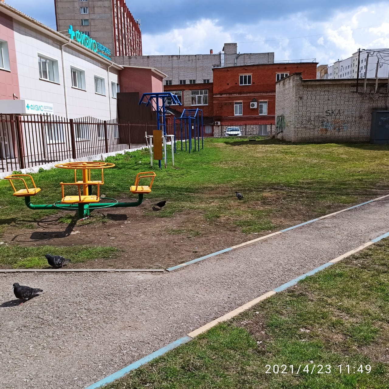 Обустройство детской игровой площадки в МО город Тула, Советский территориальный округ, ул. Лейтейзена, д. 3/11