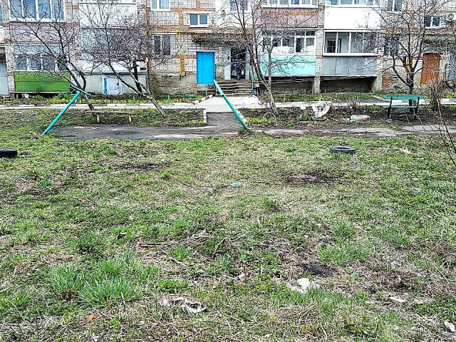 Обустройство спортивной площадки во дворе дома № 6 по ул. Школьная, мкр. Северо-Задонск, г. Донской