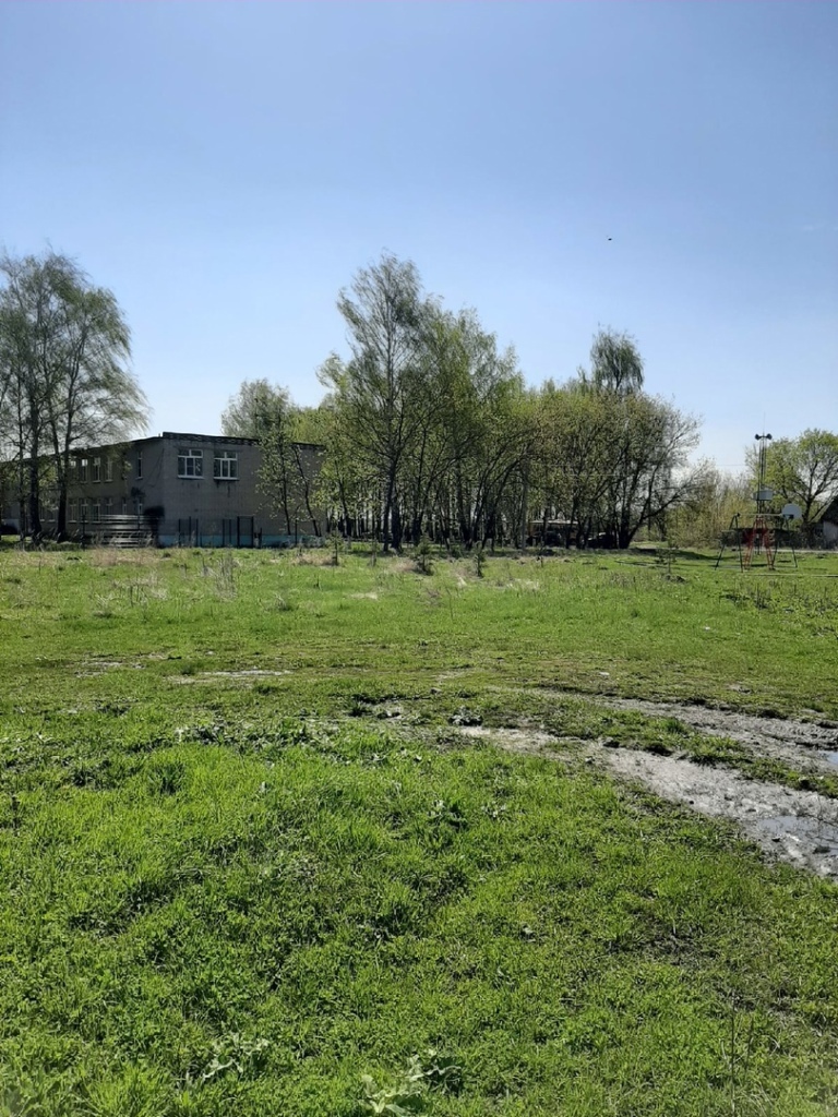 Обустройство спортивной площадки в посёлке Бельковский, ул.Школьная Веневского района
