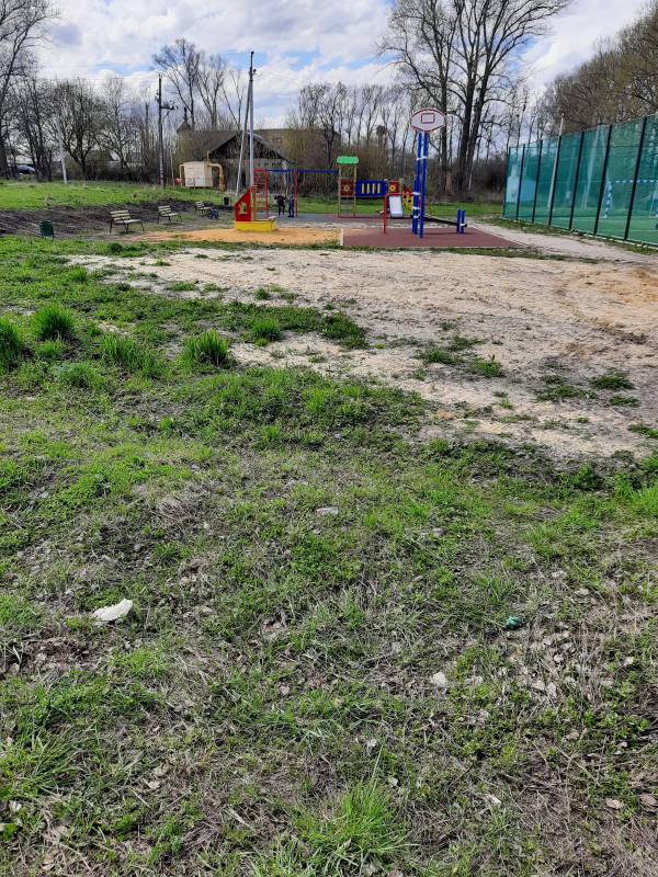 Обустройство зоны для досуга и отдыха в городе Киреевск, на улице Первомайская в районе д.7, Киреевского района