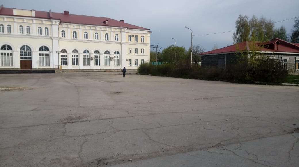 Обустройство зоны досуга и отдыха по адресу: Тульская область, Чернский район, МО Северное, п. Станция Скуратово, ул. Перронная (привокзальная площадь)